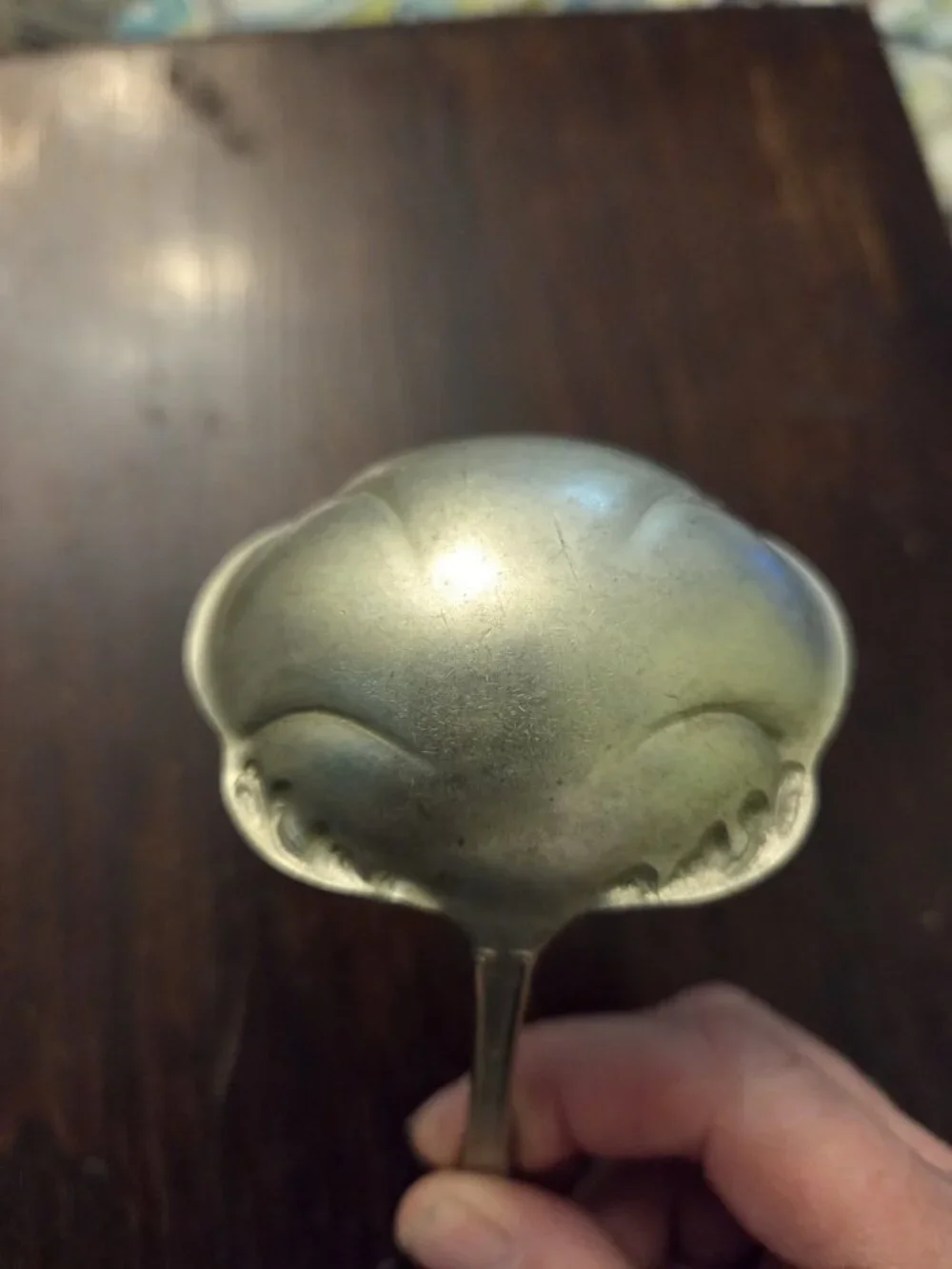 Antique Wm Rogers Oneida Ardsley-Empress Cream Ladle 5 7/8